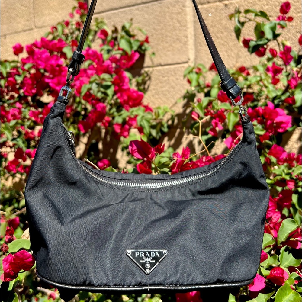 Prada nylon shoulder bag